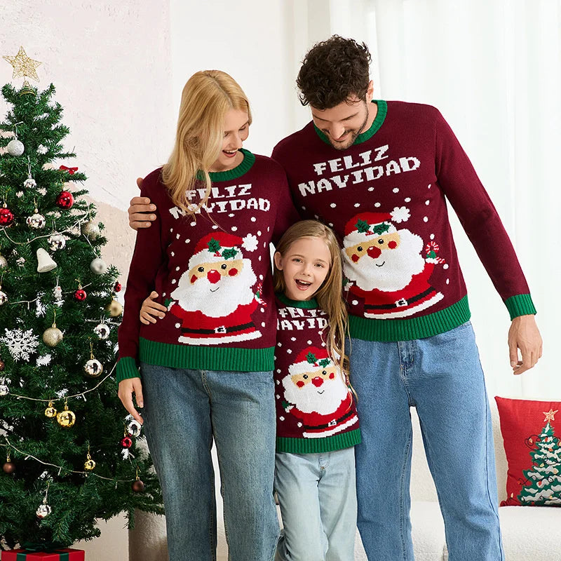 Weihnachtspullover Familie
