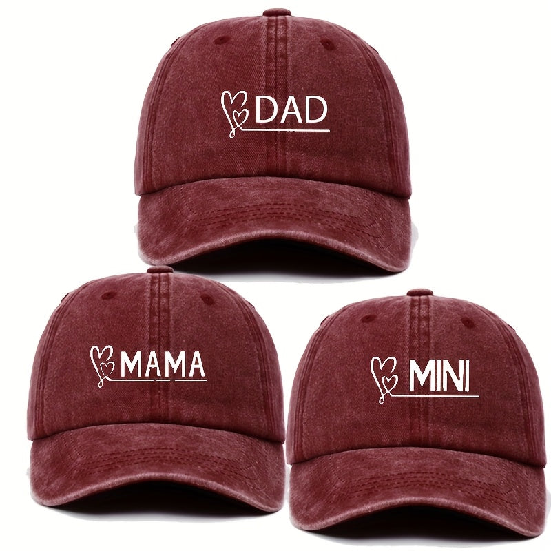 Vater-Sohn-Kappe Bordeaux