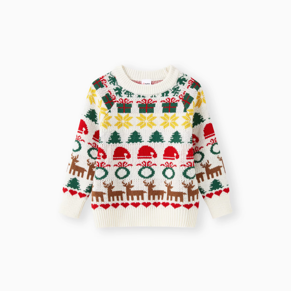 Lustige Weihnachtspullover Familie