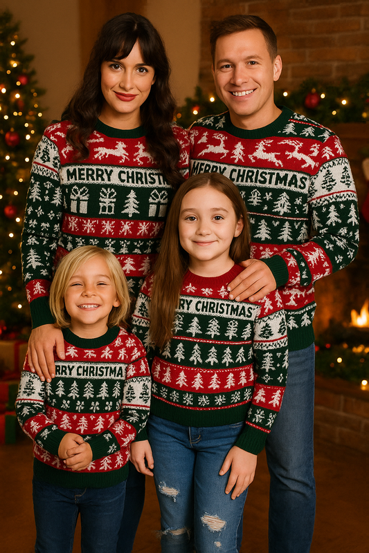 familien-pullover-4er-set-weihnachten