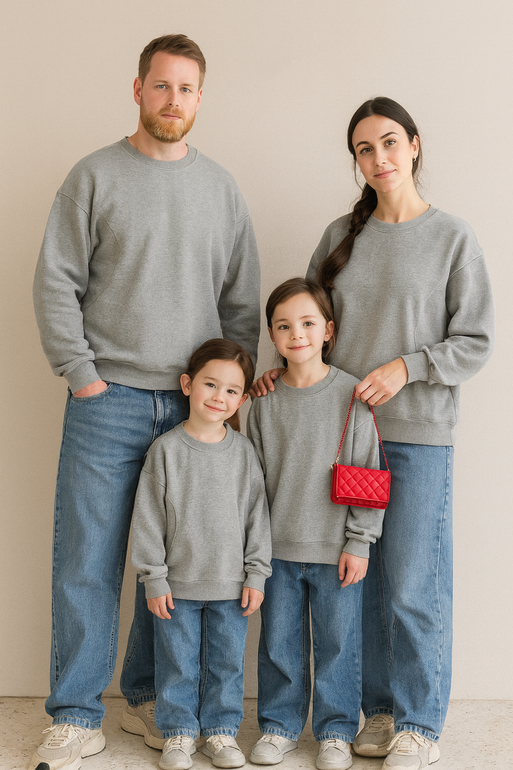 grauer-familienpullover