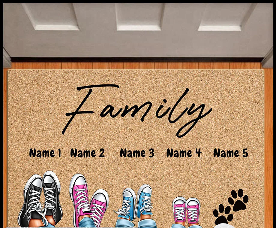 personalisierte-fussmatte-familie-pfoten