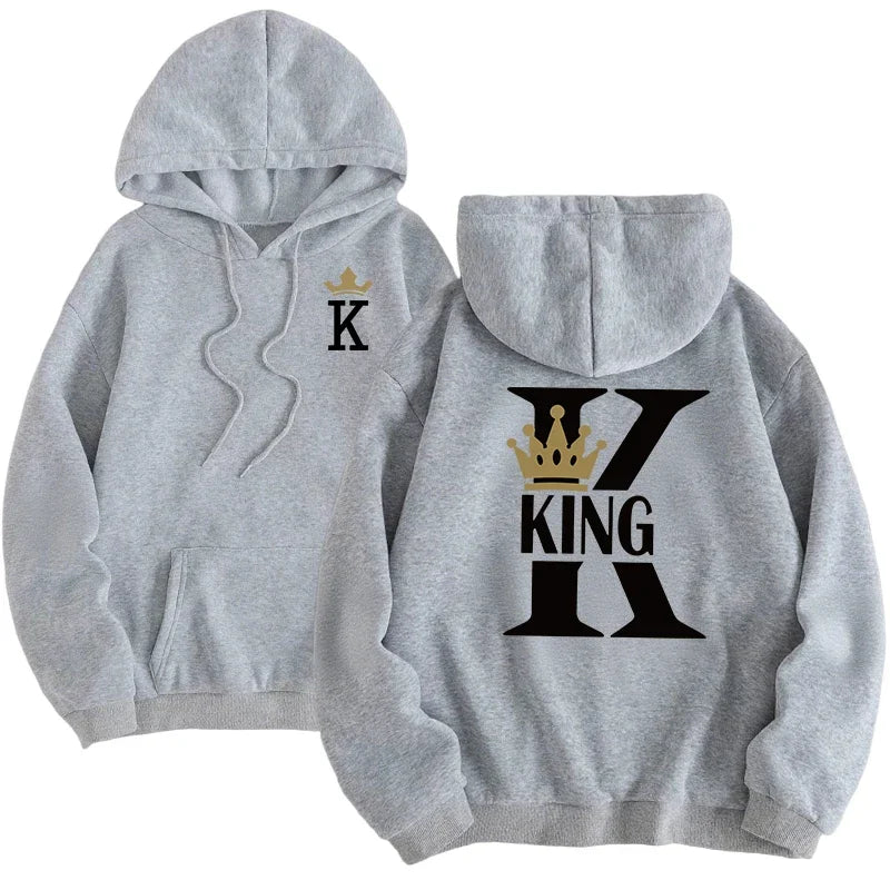 King Queen Hoodie Falsch Rum