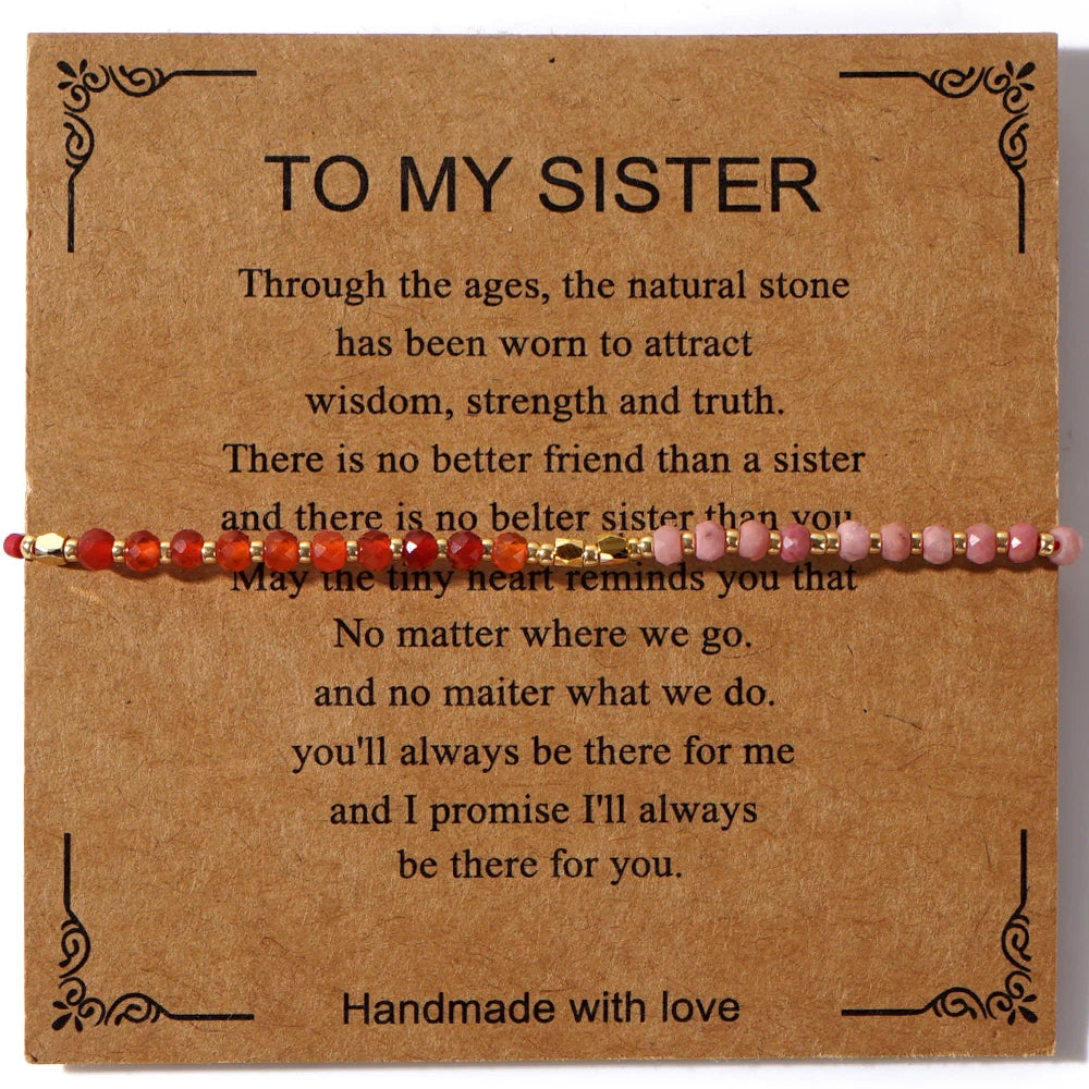 Armband Schwester Gold