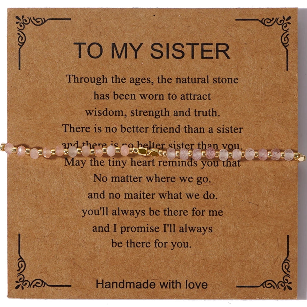 Armband Schwester Gold