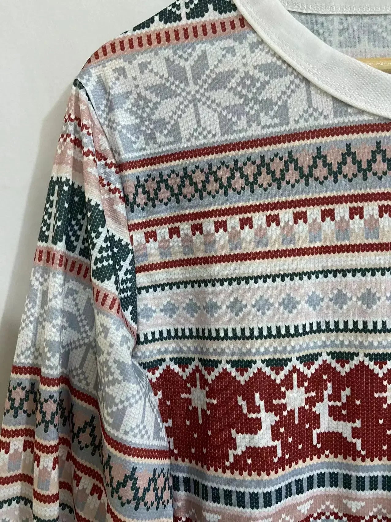 Weihnachtspyjama Familie mehrfarbig