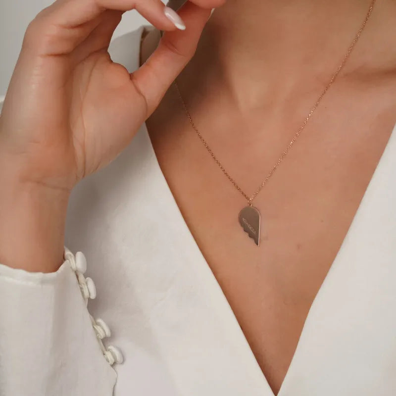 Partner Kette Mit Gravur