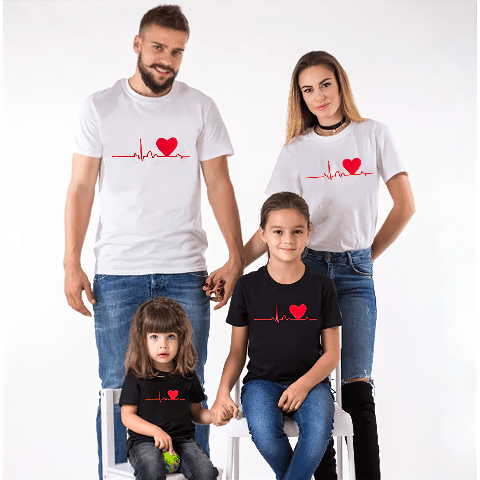 familien-t-shirt-5er-set