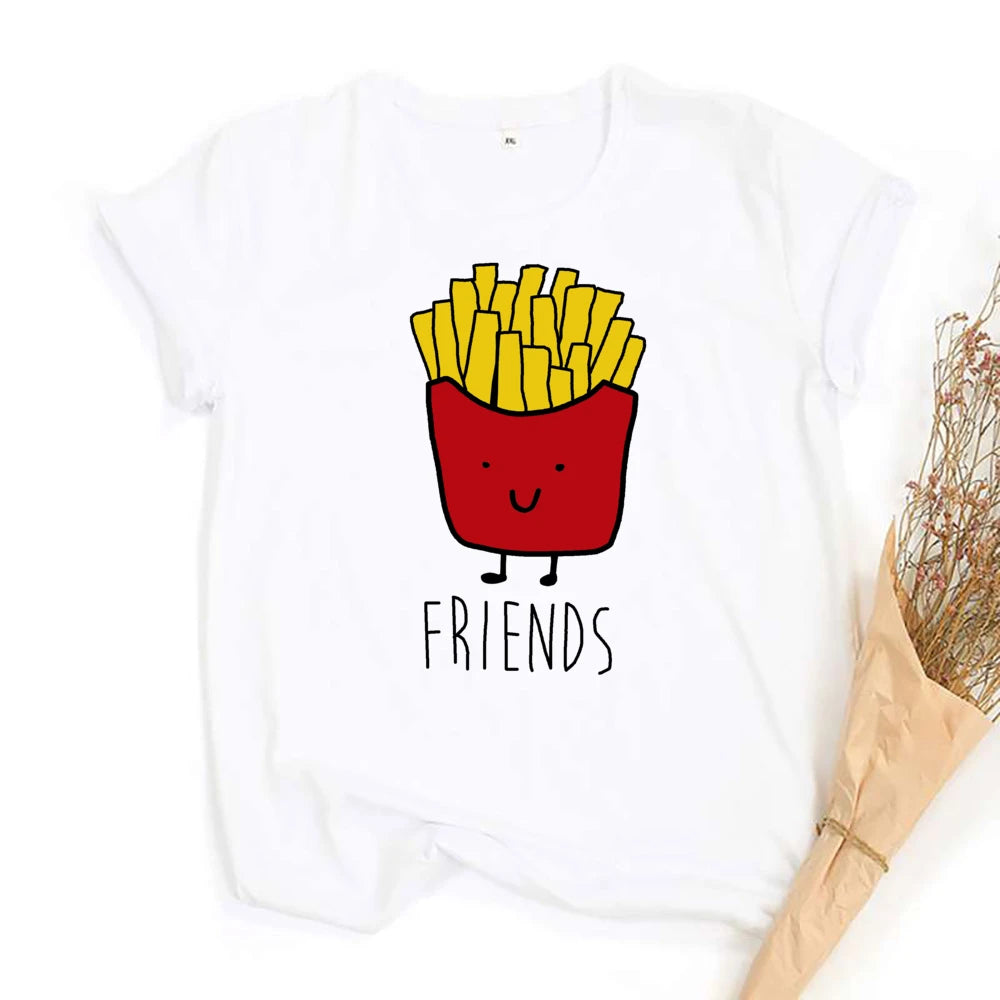 Best Friends Burger Pommes Shirt