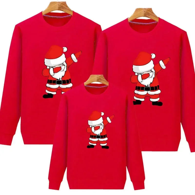 Origineller Weihnachtspullover Familie