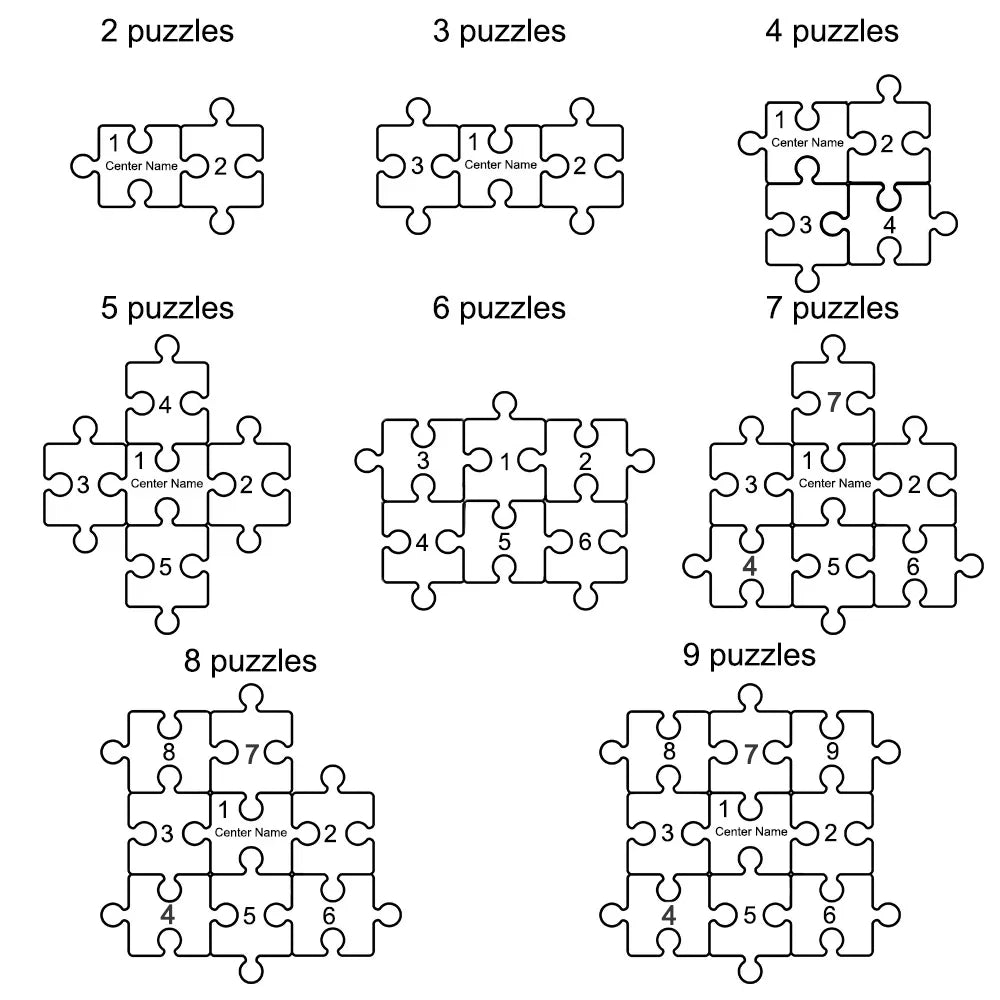 Familien Leinwand für 2 bis 9 Personen