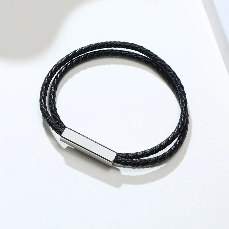 Partner Armband Leder Gravur