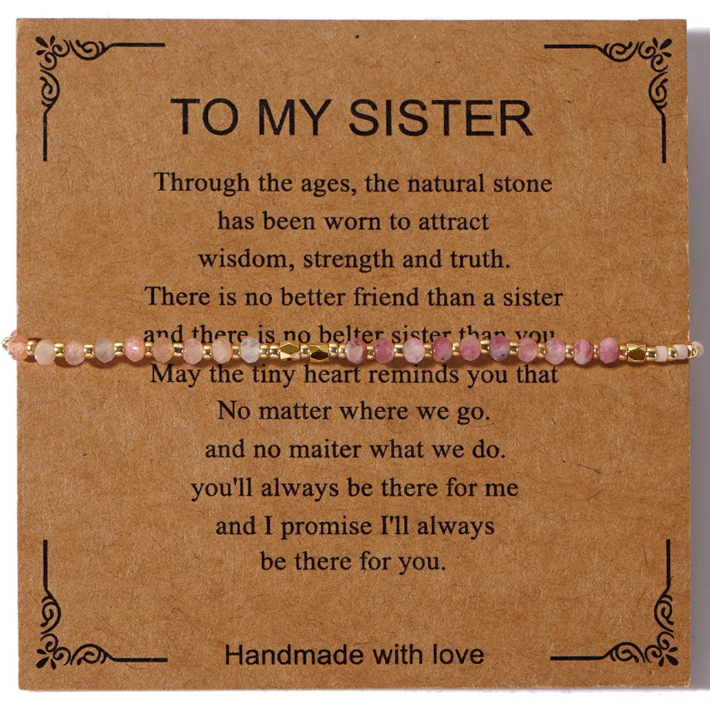 Armband Schwester Gold