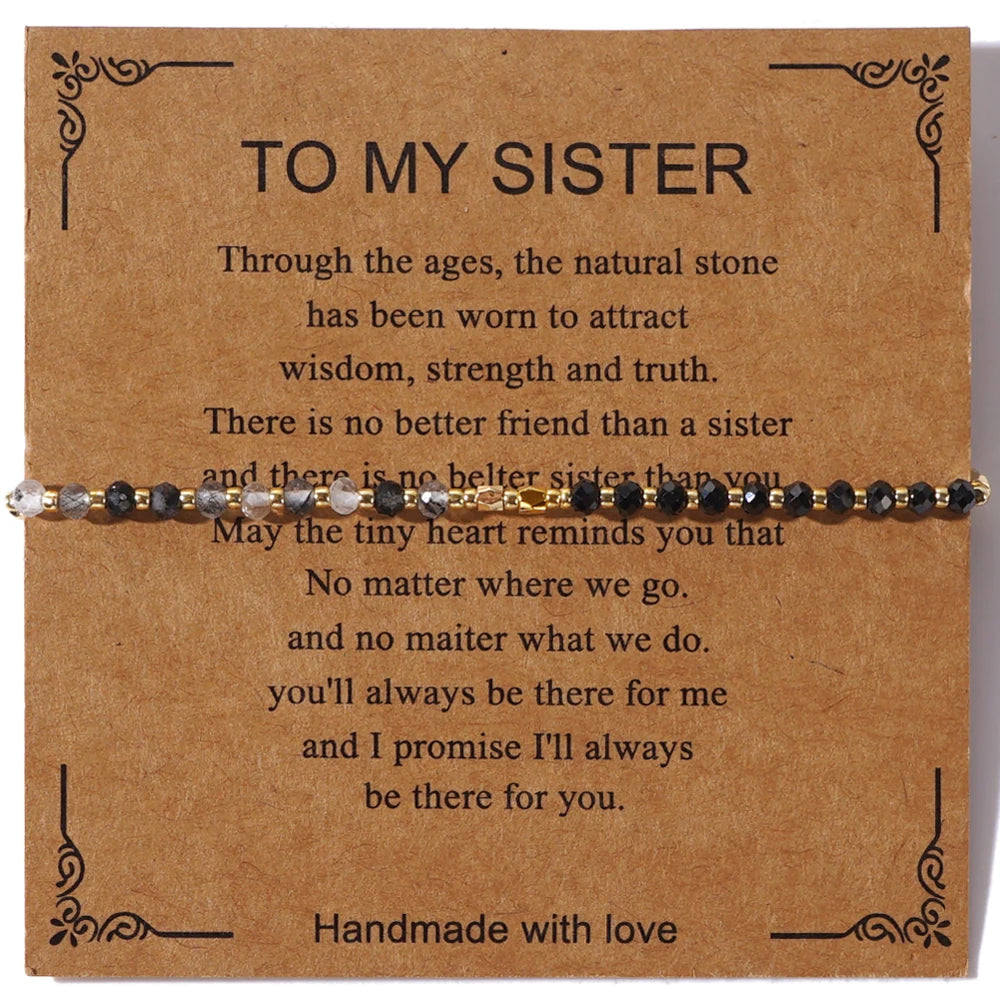 Armband Schwester Gold