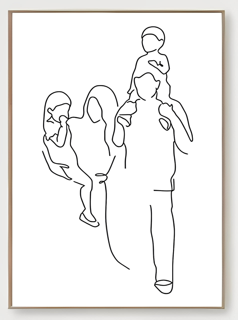 leinwand-bild-familie