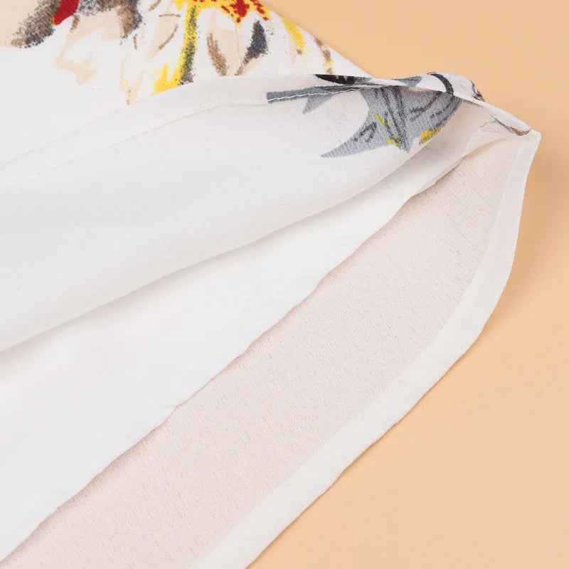 Langes Mutter-Tochter-Kleid