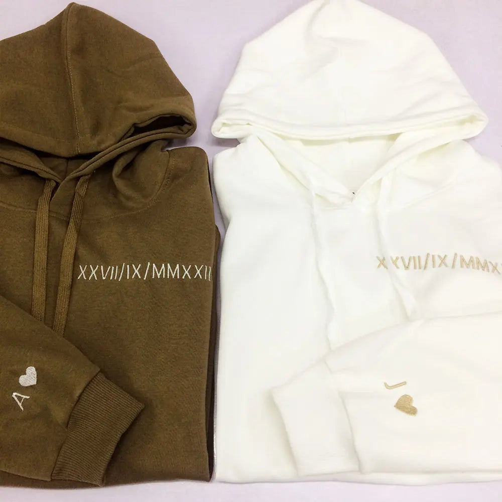 Partner Pullover 2er Set mit Datum