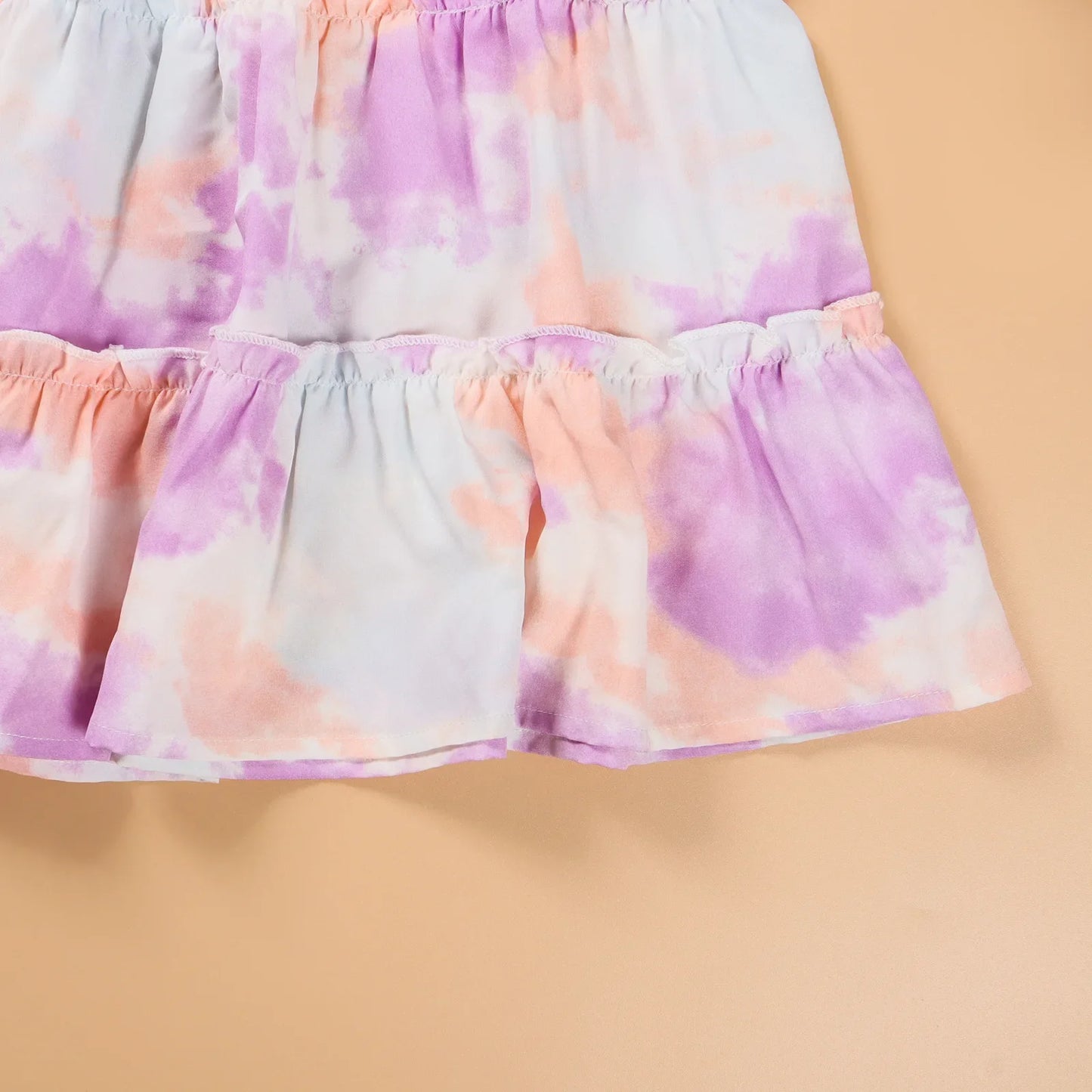 Regenbogen Mutter-Tochter-Kleid