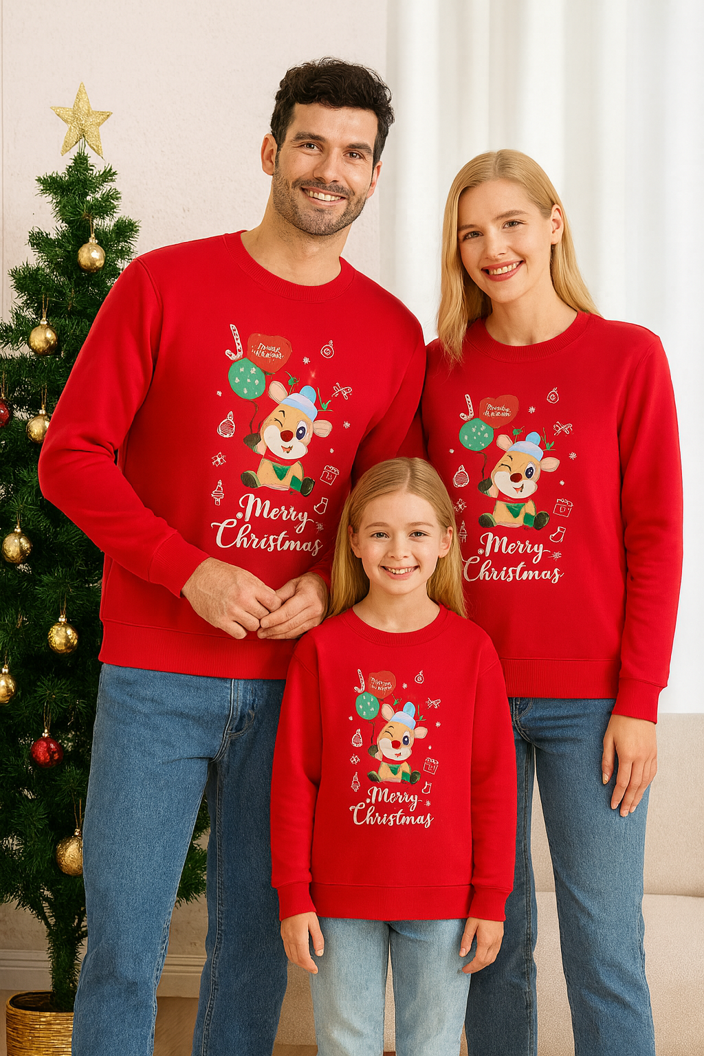 weihnachtspullover-familie-mit-kindlichem-design