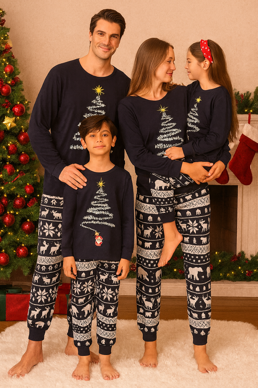 weihnachtspyjama-blau