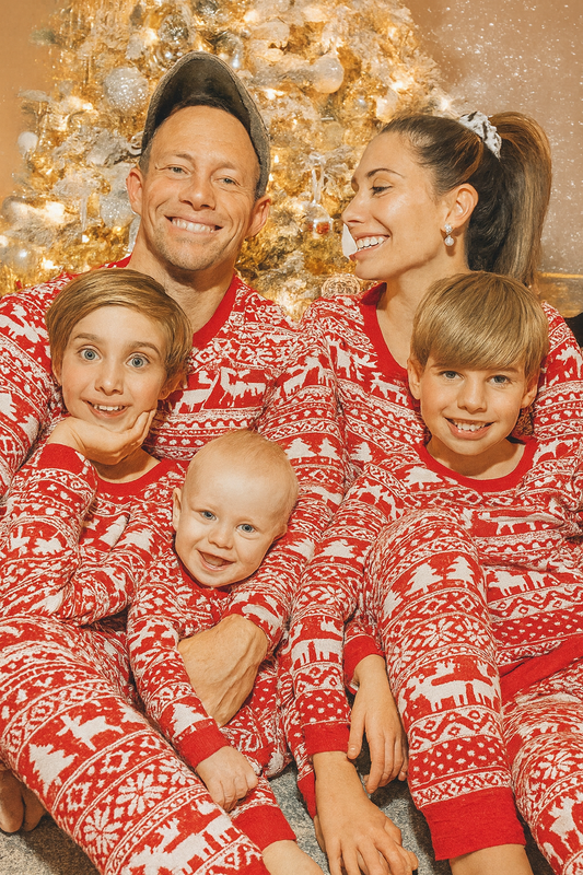 weihnachtspyjama-familie-schlicht