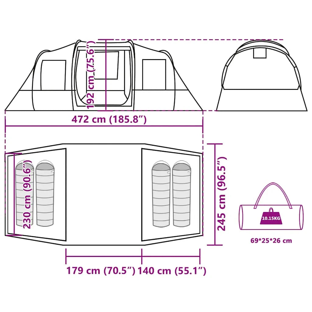 Zelt Familie 4 Personen