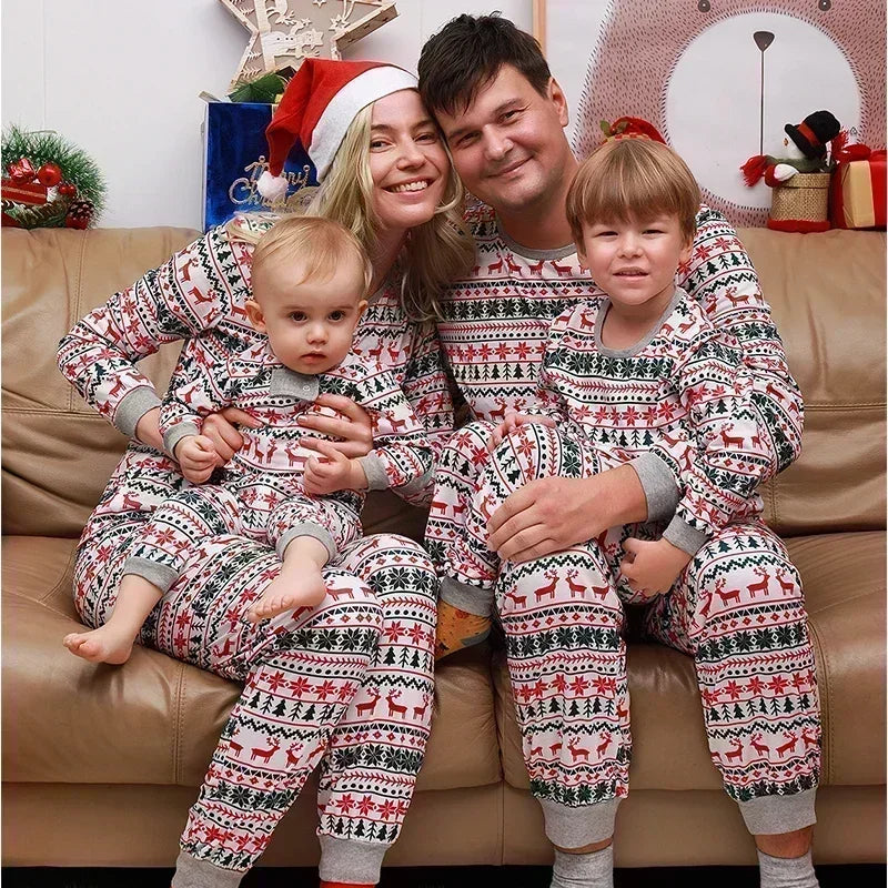 Weihnachtspyjama Familie