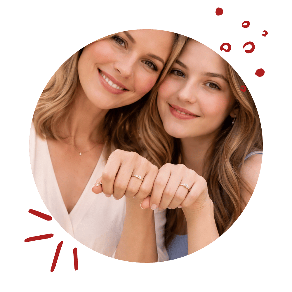 Mutter Tochter Schmuck
