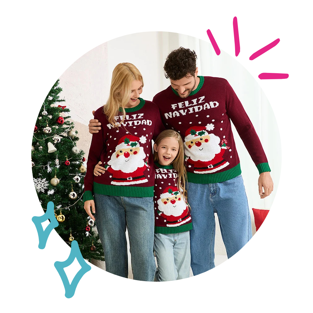 Weihnachtsoutfit Familie