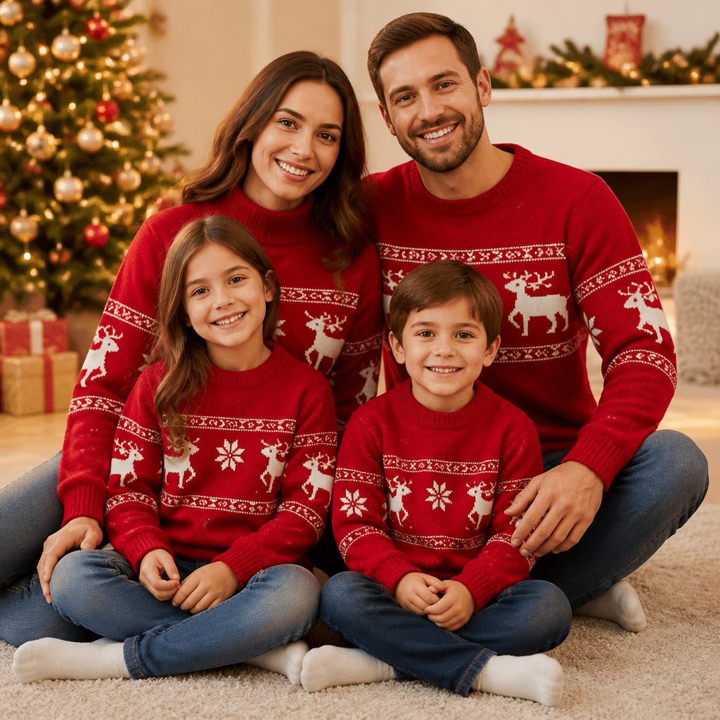 Christmas Sweaters Matching Family