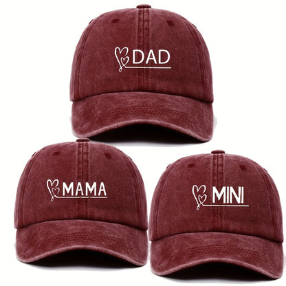 Vater-Sohn-Kappe Bordeaux