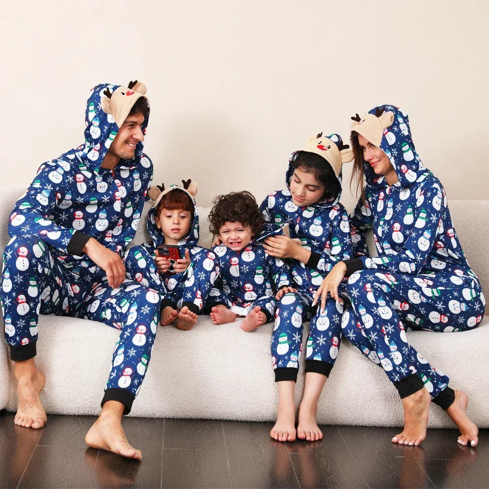 Snowman Family Christmas Pajamas