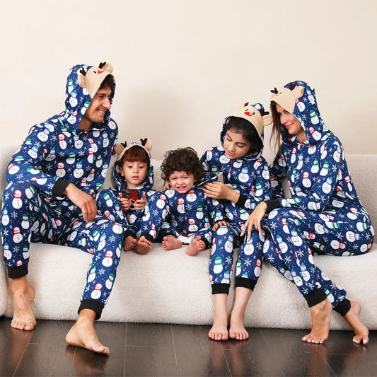 Snowman Family Christmas Pajamas