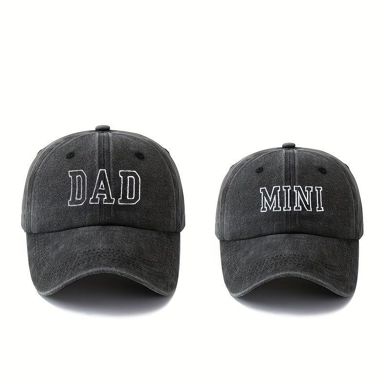 Vater-Sohn-Kappe Mini Grau