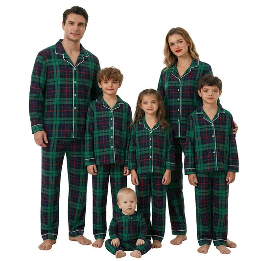 Matching Family Christmas Pajamas Plaid