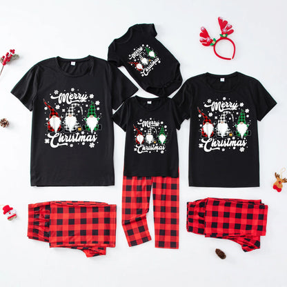 Family Christmas Pajamas Short Sleeve