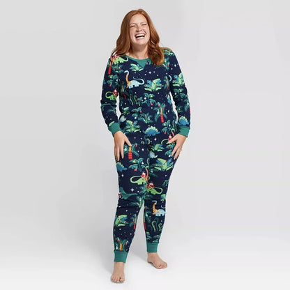 Family Dinosaur Christmas Pajamas