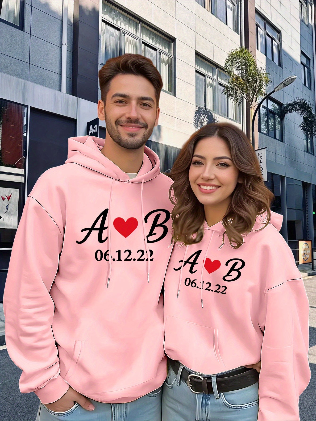 Customized Matching Hoodies