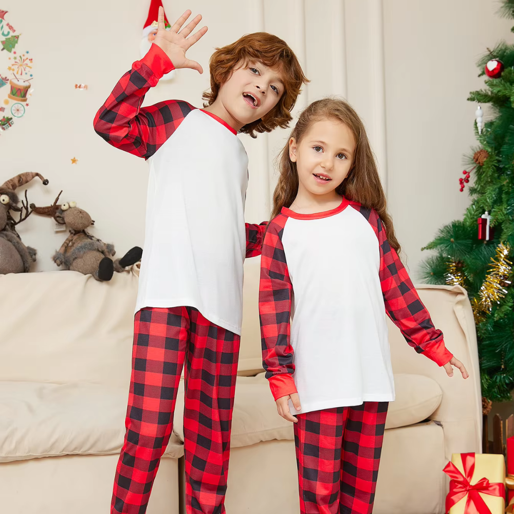 Schlafanzug Partnerlook Familie Weihnachten