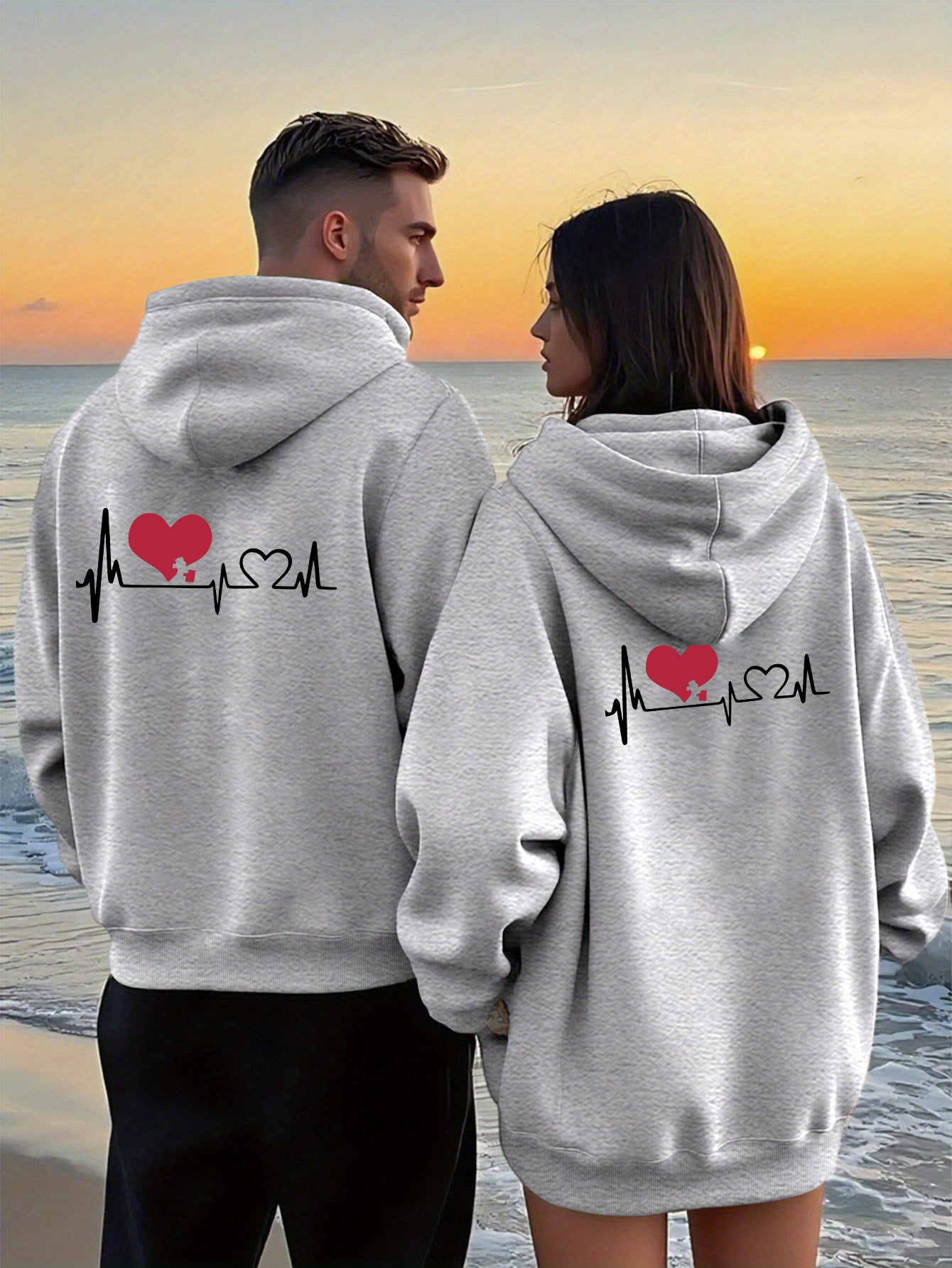 Matching Embroidered Hoodies