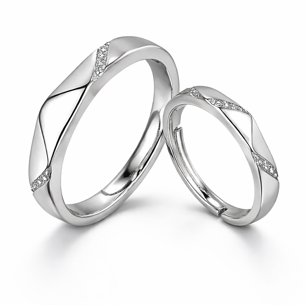 925 Silver Couple Rings