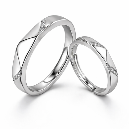 925 Silver Couple Rings