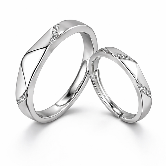 925 Silver Couple Rings
