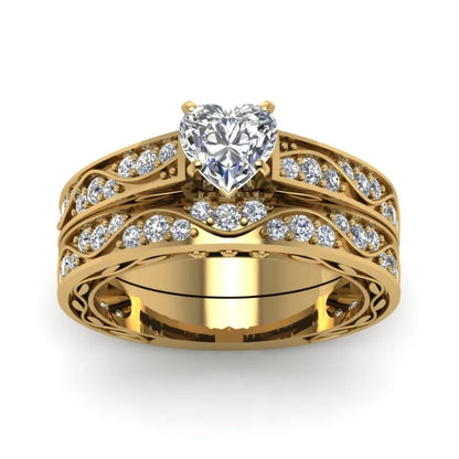 Unique Couple Rings Gold