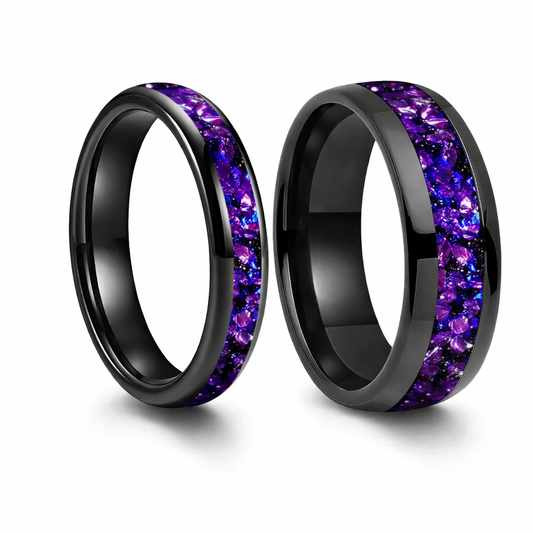 amethyst-couple-rings