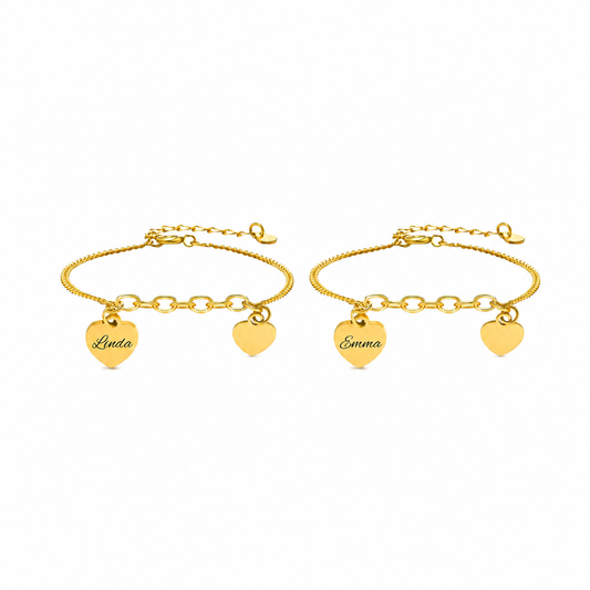 Armband Gravur Schwester