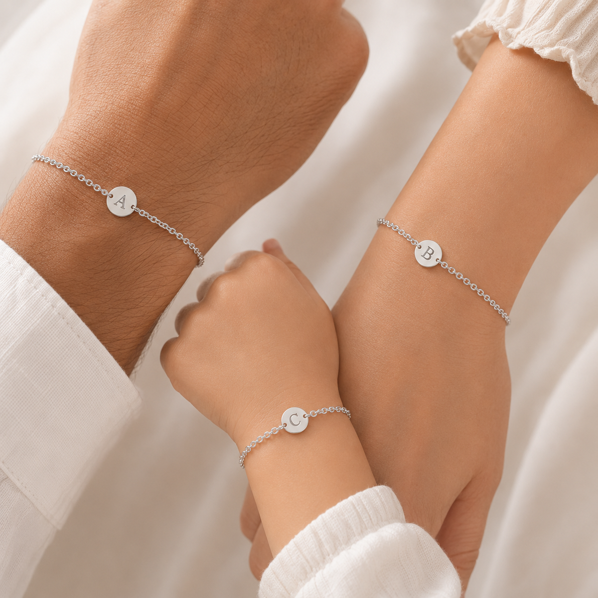 Armband Initialen Familie - Ansicht 2