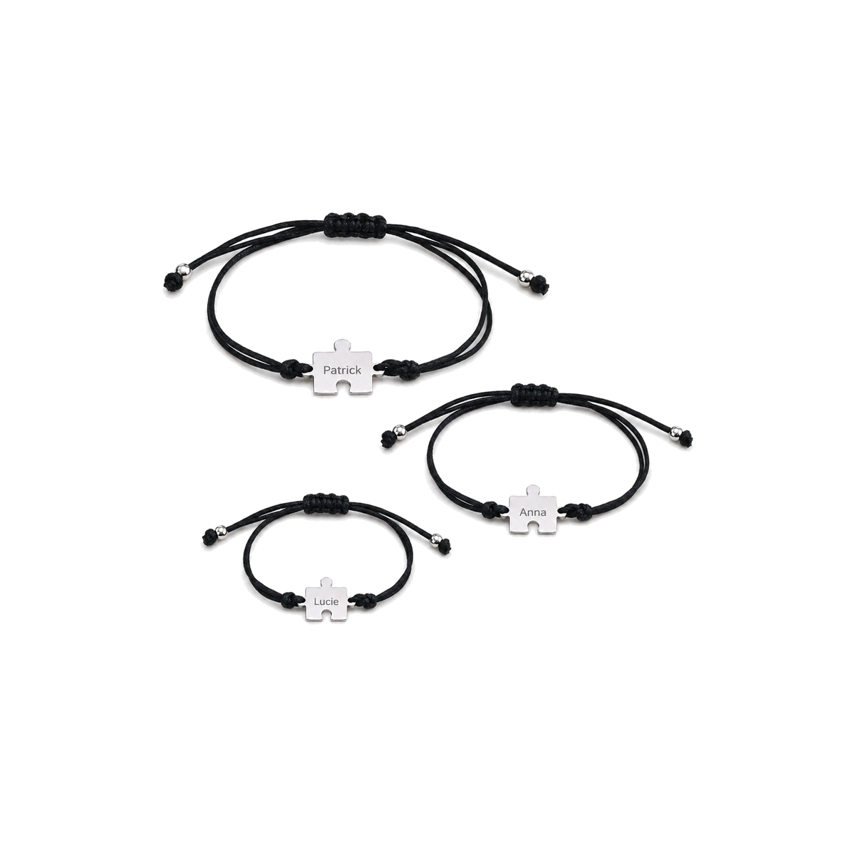 Armband Puzzelteil Familie