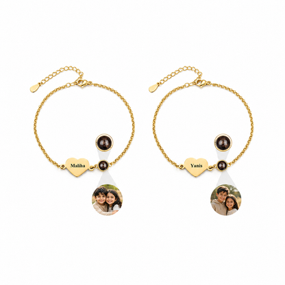Armband Schwester Gold
