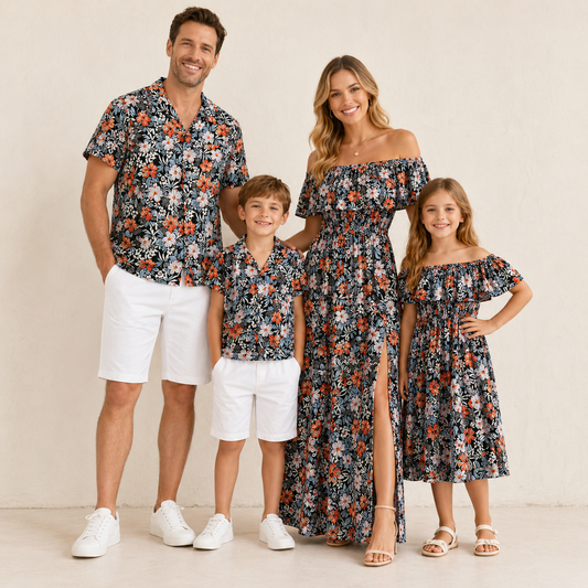 Ausgefallener Familien Partnerlook